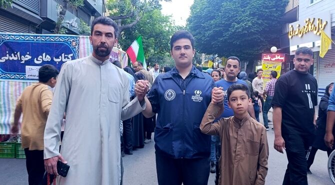 رهروان غدیر در اسکو؛ وقتی عشق به ولایت، مسیرِ خدمت می‌شود