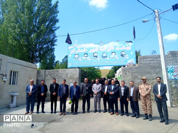 گرامیداشت هفته معلم در خداآفرین با همراهی پیشتازان