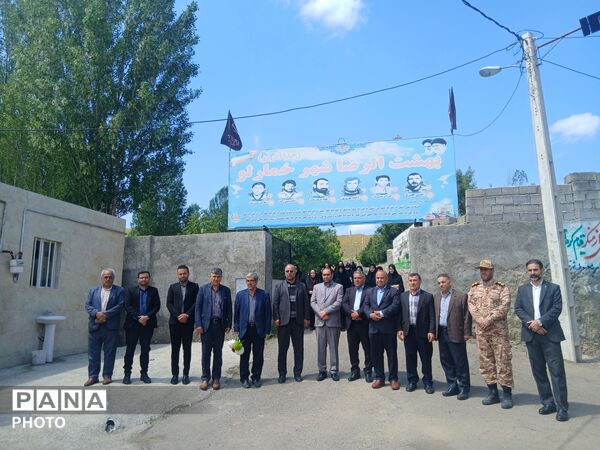 گرامیداشت هفته معلم در خداآفرین با همراهی پیشتازان