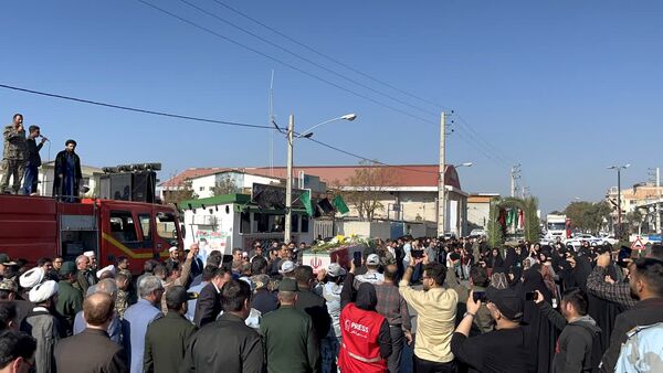 مراسم تشییع پیکر مطهر شهید گمنام در شهرستان بندرترکمن