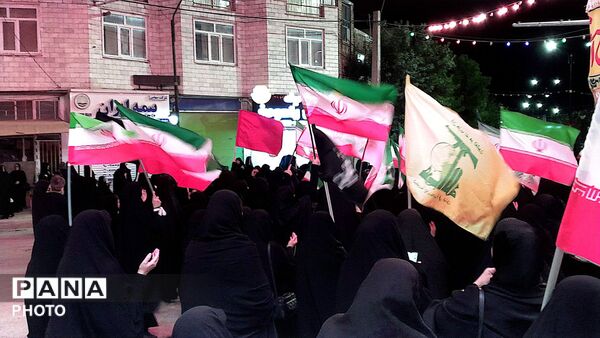 مراسم عزاداری شب های دهه اول محرم در شهرستان درگزین با حضور هیئت عزاداران 