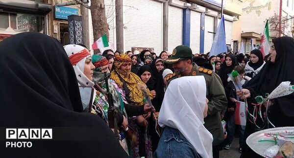 اجتماع و رزمایش بزرگ 2000 نفری دختران جانفدای اهر