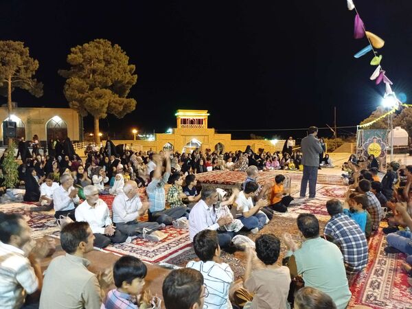 جشن میلاد امام محمد صادق (ع) و حضرت محمد (ص) در امامزاده محمد عابد کاخک