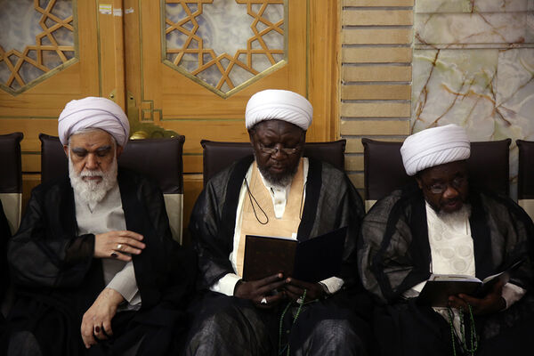 مراسم بزرگداشت والده «سید حسن نصرالله» در قم