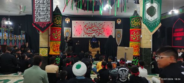 مراسم سوگواری «احلی من العسل» در شهرستان آبادان