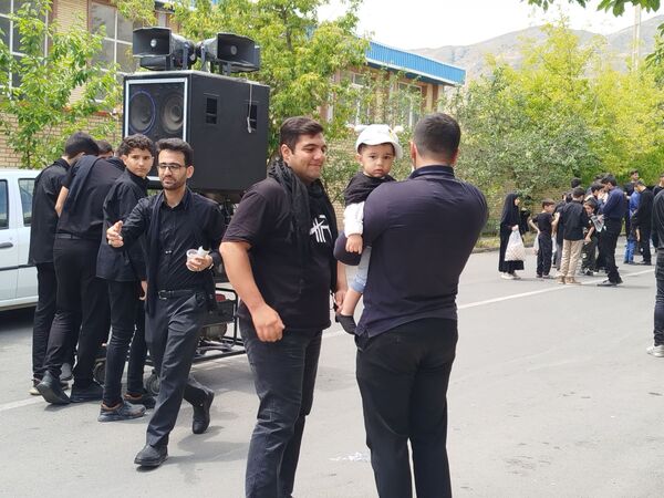 هیات عزاداری شهرستان هوراند در روز تاسوعا