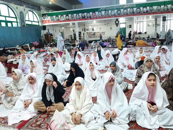 دومین روز از اعتکاف دانش‌آموزی در مسجد امام حسن شهرستان گالیکش