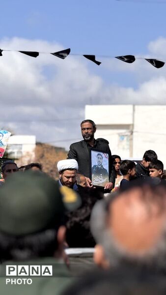 مراسم تشییع پیکر شهید رمضان محمد صادق نظافتی