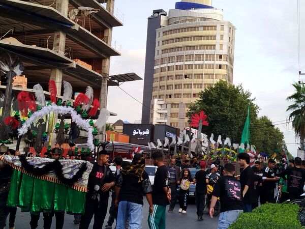 آیین علم‌گردانی ماه محرم در آمل
