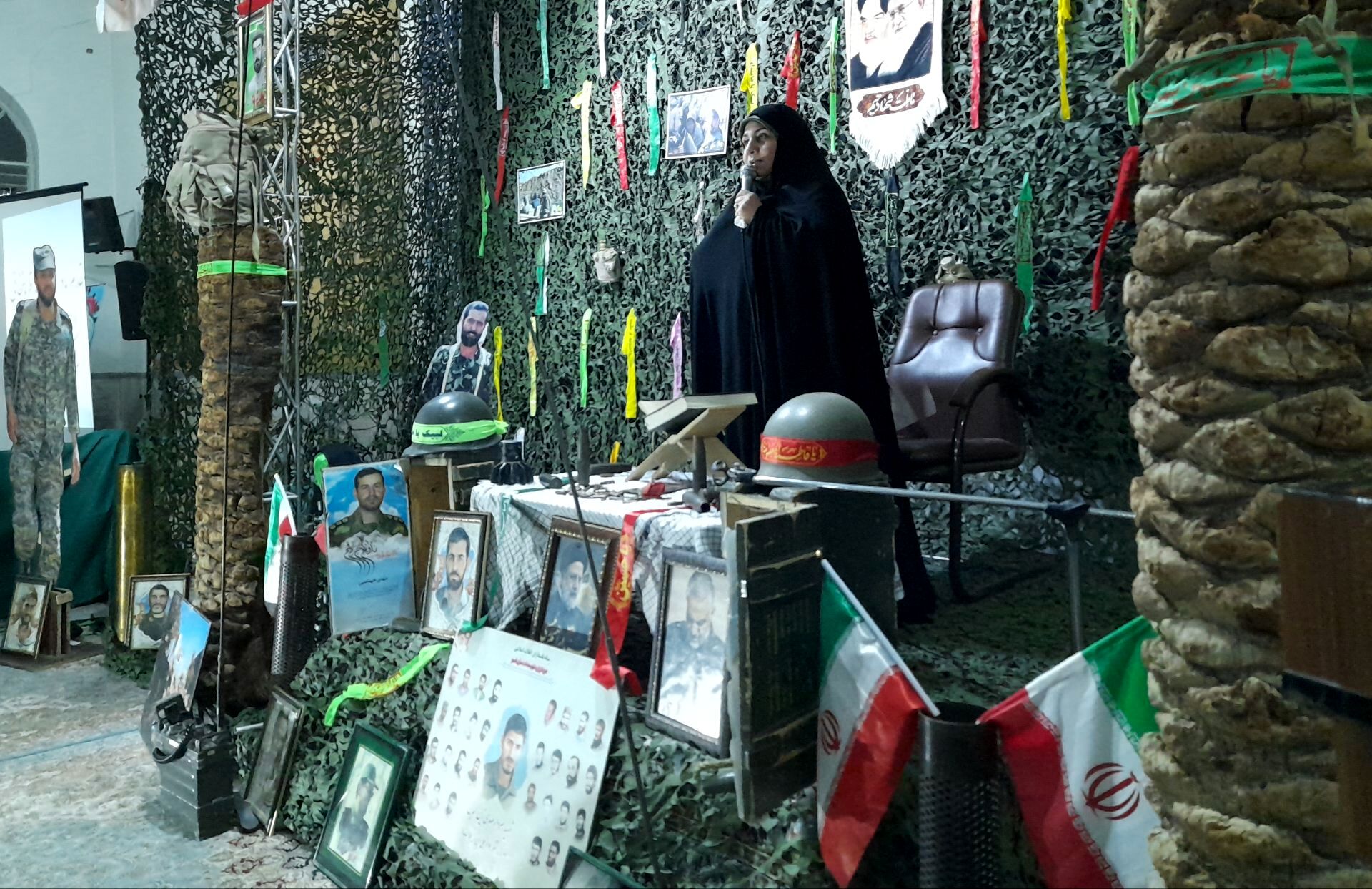 پاسداشت ششمین سالگرد شهید سلیمانی در روستای جعفرآباد قم