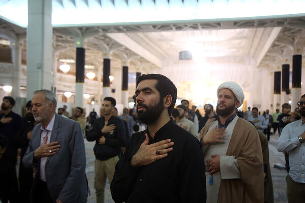 مراسم بزرگداشت حضرات «حمزه» و «عبدالعظیم حسنی» در حرم حضرت معصومه(س)