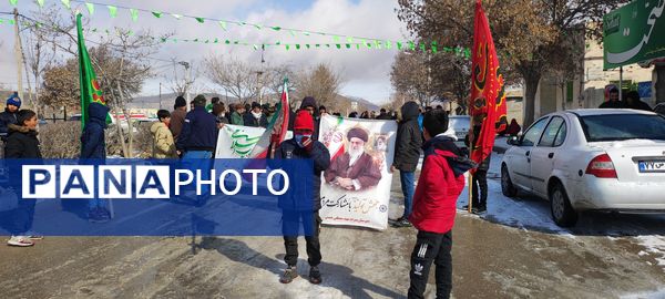 راهپیمایی ۲۲بهمن در روستای اسلام آباد شیروان