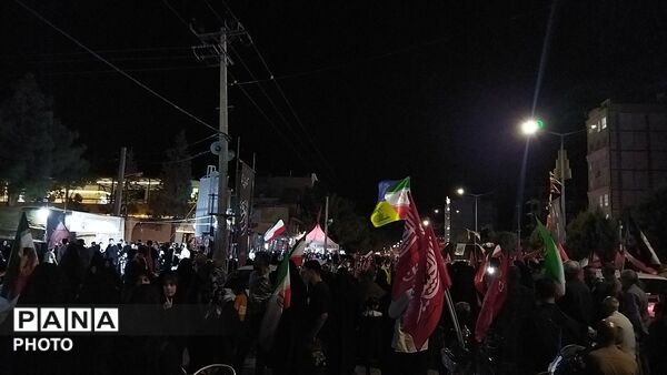 شب های مقاومت در بلوار فضل نیشابور 