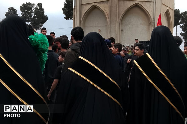 مراسم تشیع شهید جوان یوسف‌آباد