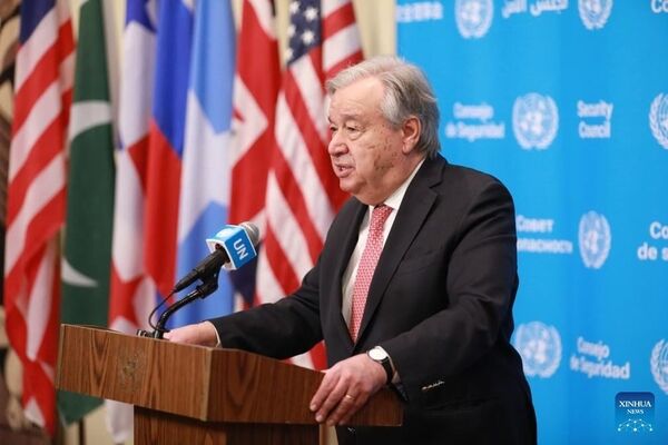 دبیر کل سازمان ملل بر جلوگیری از هرگونه تشدید تنش در جهان تاکید کرد