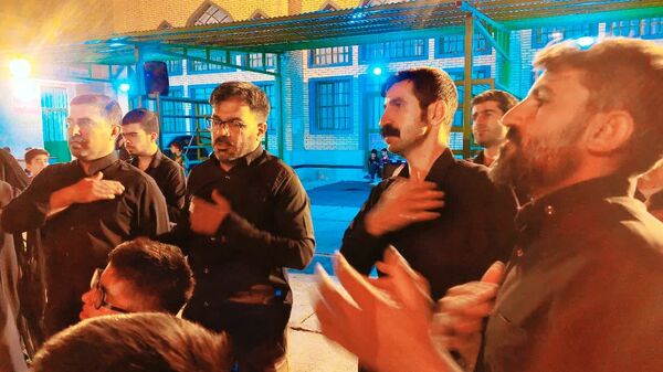 مراسم عزاداری و سینه‌زنی شب دوم محرم در شهرستان مارگون