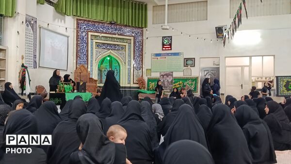 نهمین شب محرم در زینبیه دهستان بزرگ رزق‌آباد