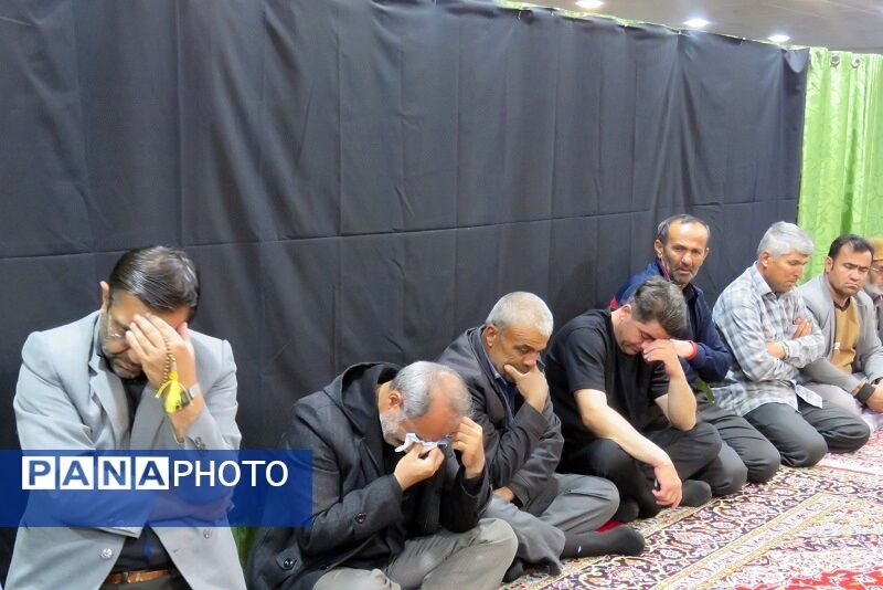 مراسم شهادت رئیس جمهور شهید سید ابراهیم رئیسی در شهر درق 