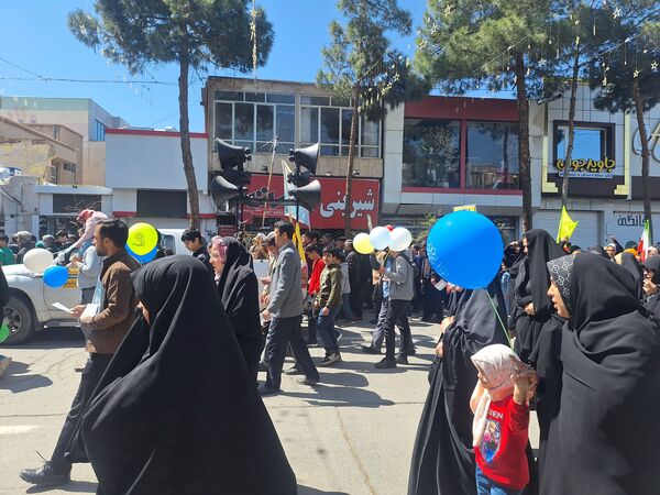 همبستگی مردم شهرستان گناباد در راهپیمایی روز قدس