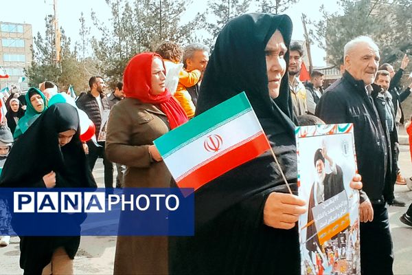 تجلی وحدت ملی در راهپیمایی ۲۲بهمن نصیرشهر 