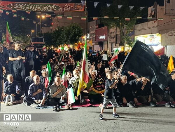 مراسم عزاداری شب دوم محرم در اجتماعات فردیس