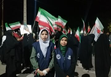  برگزاری تجمعات شبانه  در حسینیه شهدای شهر بار 