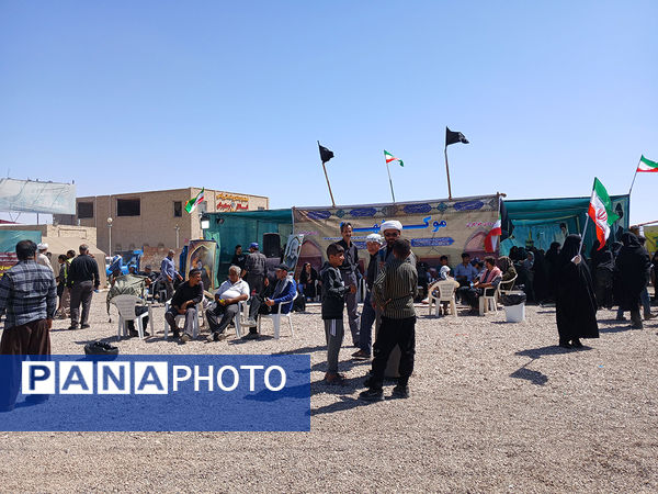 پیاده‌روی عاشقان اهل بیت به «شهر بهشت» مشهدالرضا 