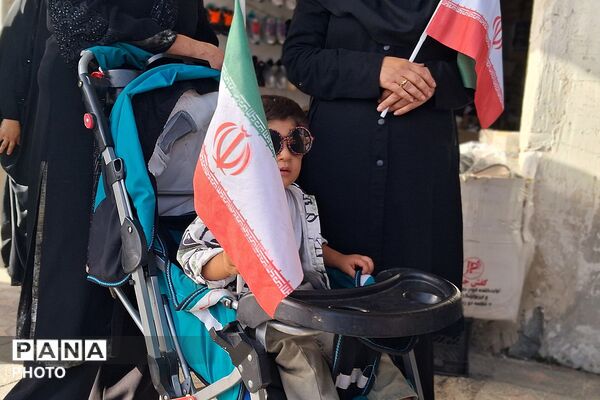 نمایش عظیم اقتدار جان‌فدایان ایران امام رضایی در باشت