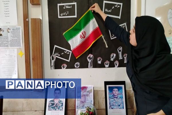 آماده سازی آموزشگاه شهید مجید دهنوی به مناسبت دهه فجر و نیمه شعبان