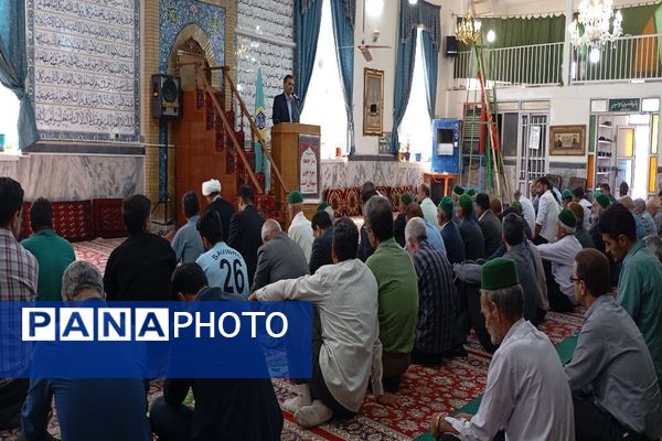 نماز عبادی سیاسی جمعه در شهر بار 