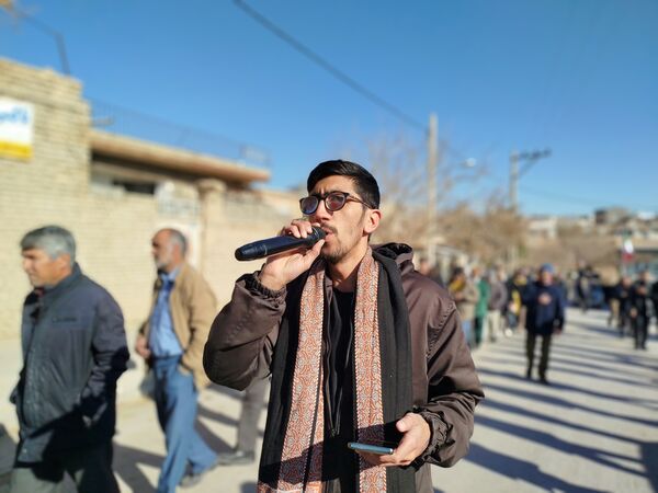 دسته‌روی و عزاداری ایام فاطمیه دوم در شهر درق