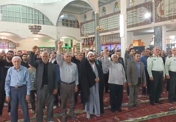 جمعه‌های خشم و نصر بعد از اقامه نماز جمعه در اهر