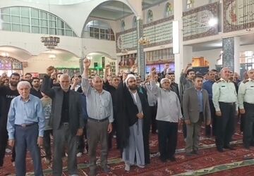 جمعه‌های خشم و نصر بعد از اقامه نماز جمعه در اهر