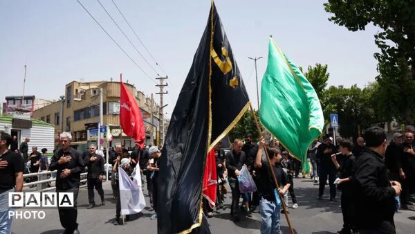 مراسم تاسوعای حسینی  در فردیس