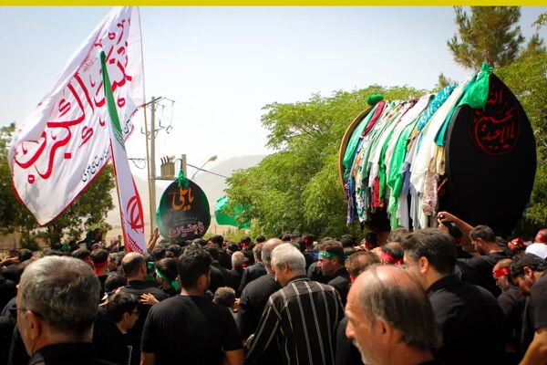 برگزاری مراسم ملی وداع نخل‌های روستاهای علوی و خاوه اردهال