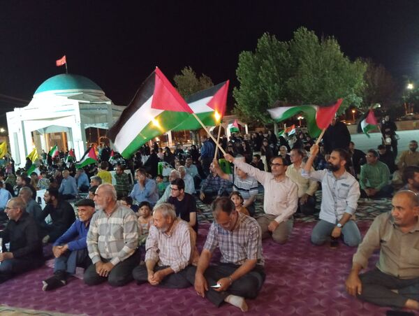 اجتماع بزرگ مردم ولایت‌مدار نیشابور در محکومیت ترور شهید قدس اسماعیل هنیه 