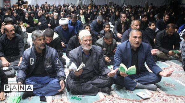 آیین پرفیض شب بیست‌ویکم ماه رمضان در مصلای امام رضا(ع) مارگون