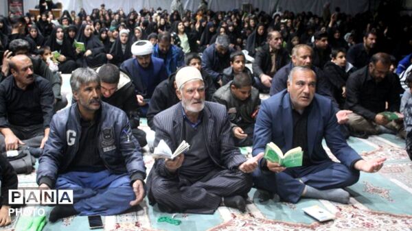 آیین پرفیض شب بیست‌ویکم ماه رمضان در مصلای امام رضا(ع) مارگون