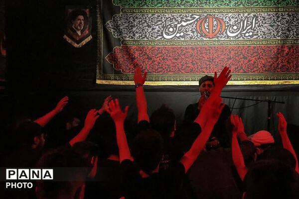 آیین عزاداری دهه سوم ماه محرم در هیئت صالحان بهشتی شهریار 
