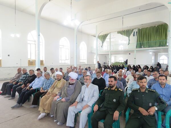همایش سیاسی و بصیرتی بسیجیان شهر درق 