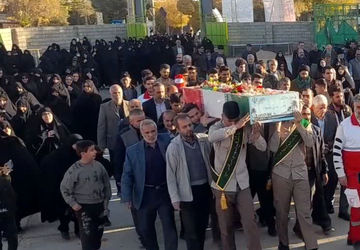 شمیم عطر بهشت در شهر صغاد با حضور شهید گمنام