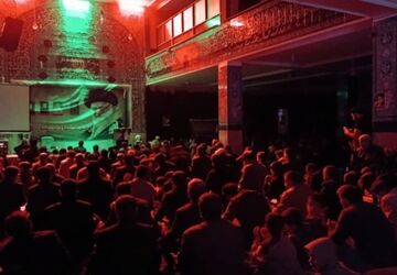 سنگ تمام مردم قلعه رئیسی در عزای رهبر معظم انقلاب