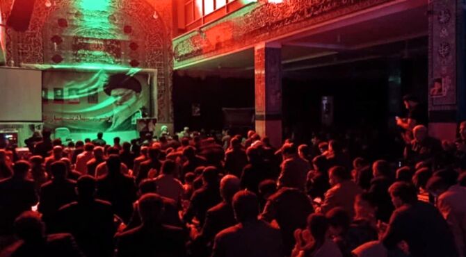 سنگ تمام مردم قلعه رئیسی در عزای رهبر معظم انقلاب