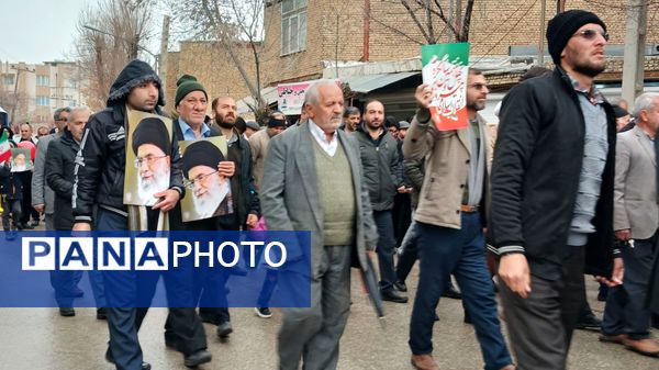راهپیمایی ۲۲ بهمن در شهرستان فارسان