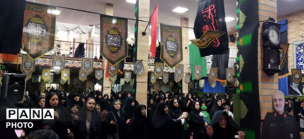 طنین لای‌لای مادران یکن‌آباد در سوگ کوچک‌ترین سرباز کربلا