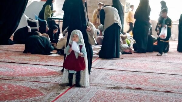 حضور کودکان در نماز جمعه کاشمر 