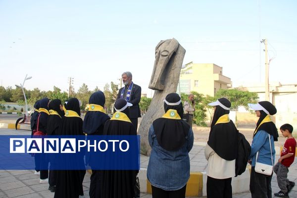 اردوی یک روزه بصیرت، مهارت، هویت ویژه پیشتازان سازمان دانش‌آموزی در سمنان