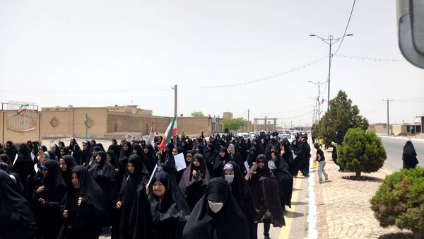 راهپیمایی خشم و نصر در سراسر استان کرمان