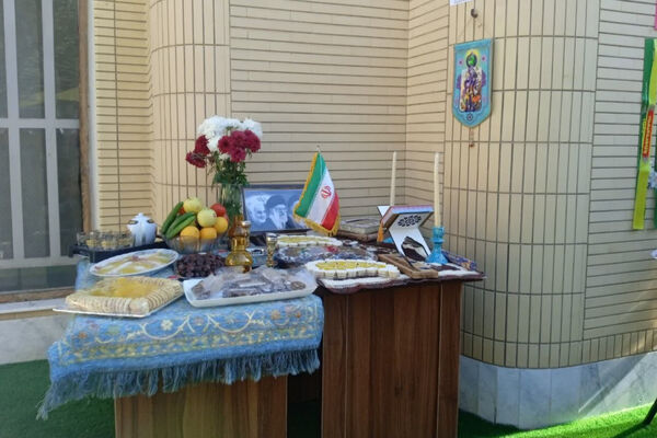 استقبال از شهید گمنام به میزبانی دبیرستان در ادب 