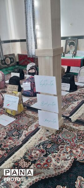 سنگر مسجد به یاد دانش‌آموزان میناب
